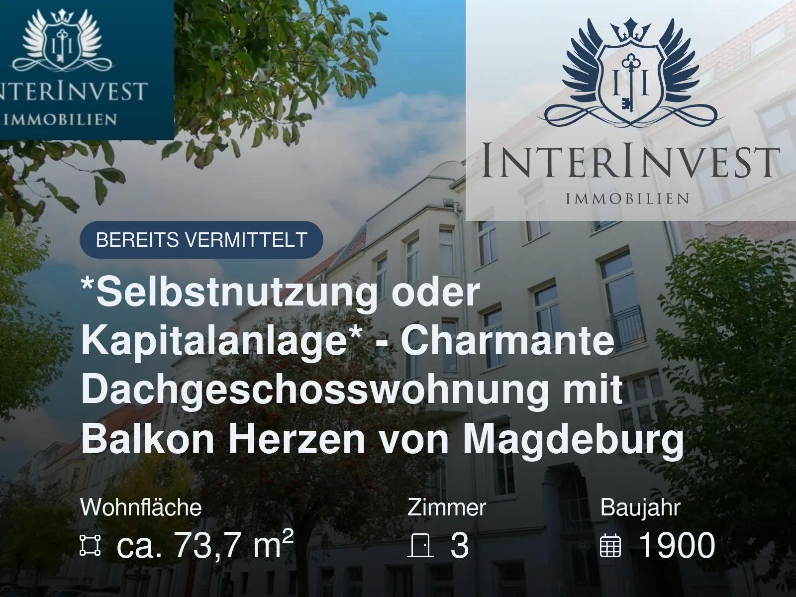 Nicht mehr verfügbar: *Eigennutz oder Kapitalanlage* exklusive Neubauwohnung im DG, fußläufig zur Elbe